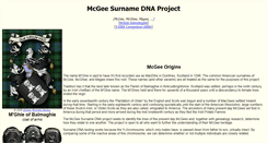 Desktop Screenshot of mymcgee.com